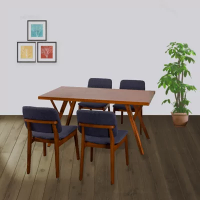 Say009 Dining Set ( 1T +4C)